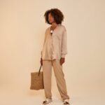 Calça Acetinada Búzio