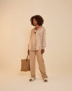 Calça Acetinada Búzio