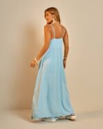 Blusa Maxi Dália Azul Céu - Imagem 2