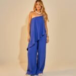 Pantalona Jade Azul Marinho