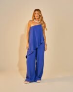 Pantalona Jade Azul Marinho