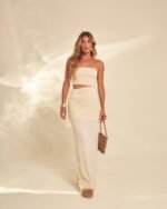Vestido Cropped Baunilha - Imagem 4