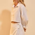 Camisa Cropped Marla Off White