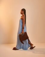 Vestido Longo Azul Celeste