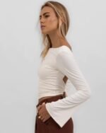 Blusa Amarração Costas Off White