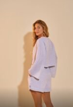 Cropped Alane Vichy Azul - Imagem 4