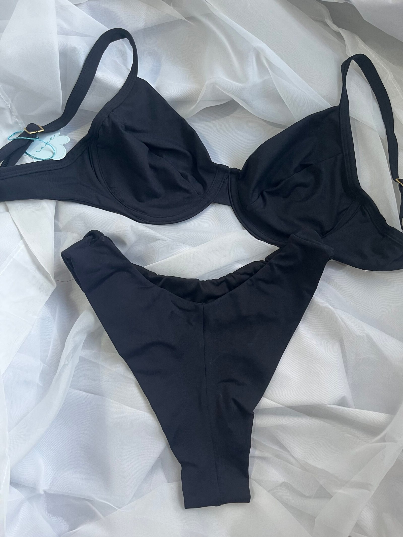 img_5998 Biquíni Lycra Lisa Preto - Imagem 1