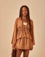 Blusa Tamires Argila