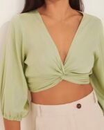 Cropped Bruna Torcido Herbal