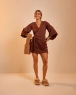 Vestido Ayla Café - Imagem 2