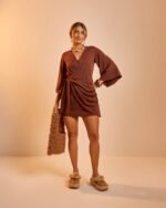 Vestido Ayla Café - Imagem 5