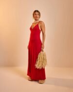 Vestido Longo Gisela Vermelho - Imagem 3