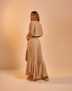 Calça Flare Janaina Cáqui - Imagem 2