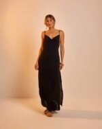 Vestido Cropped Iza Preto - Imagem 2