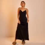 Vestido Cropped Iza Preto