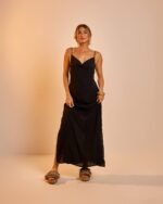 Vestido Cropped Iza Preto