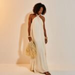 Vestido Longo Yonara Areia