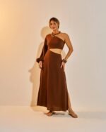 Vestido Cropped Amália Café