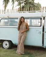 Calça Odete Listras Café - Imagem 4