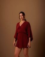 Vestido Kimono Flora Cereja - Imagem 4