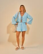 Short Luca Azul Céu