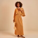 Vestido Longo Bronze