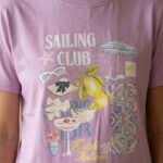 T-SHIRT SAILING CLUB - ROXO POESIA