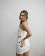 Top Ombro Assimétrico Off White - Imagem 2