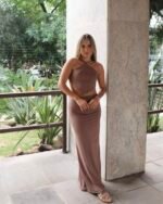 Saia Longa com Fenda Coffee - Imagem 2