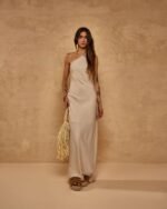 Vestido Longo Acetinado Íris Luar - Imagem 6